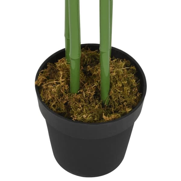 The Living Store kunstigt bambustræ 240 blade 80 cm grøn - Kunstig flora