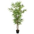 Miniatyrbild 2 av 5: The Living Store Konstväxt bambu 552 blad 120 cm grön -  Artificiell flora