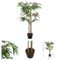Miniatyrbild 1 av 5: The Living Store Konstväxt bambu 760 blad 120 cm grön -  Artificiell flora