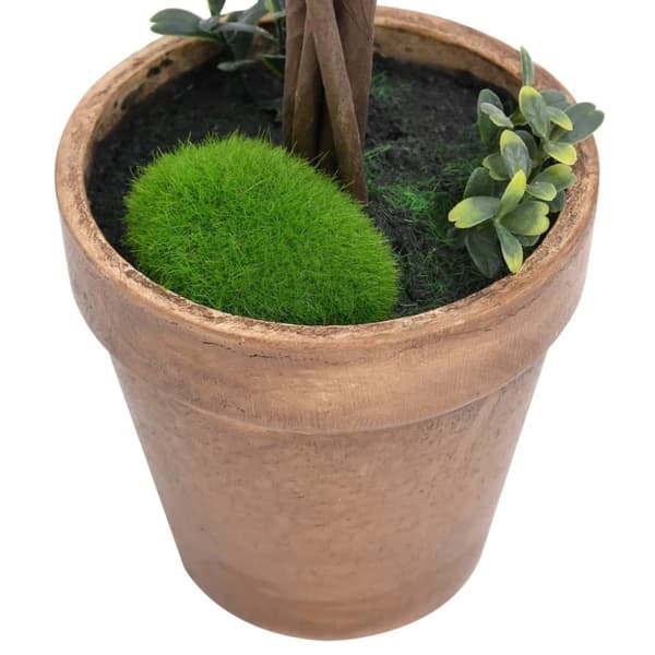 Kunstig flora - Living kunstige buksbom med krukker 2 stk. 56 cm kugleformet grøn