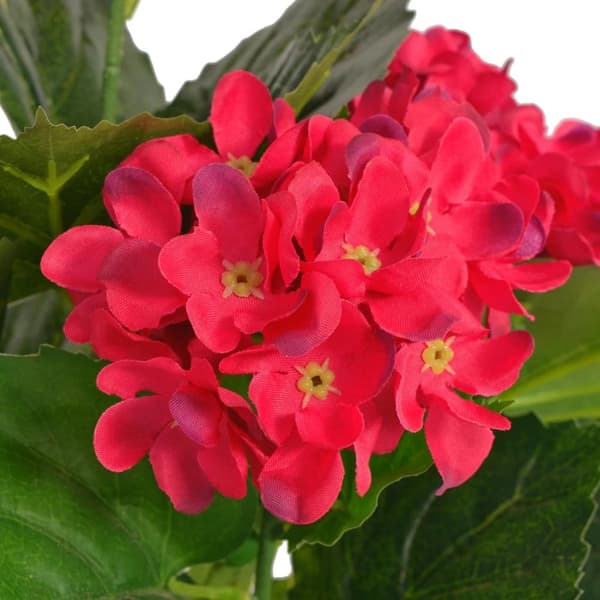 Kunstig hortensia-plante med urtepotte 60 cm rød - Kunstig Plante - Kunstige Planter - Home & Living