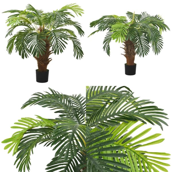 Kunstig cycaspalme med potte 90 cm grøn - Kunstig Cycaspalme - Kunstige Cycaspalmer - Home & Living