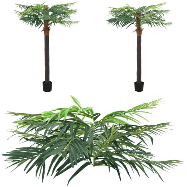 Kunstig fønikspalme med potte 215 cm grøn - Kunstig Fønikspalme - Kunstige Fønikspalmer - Home & Living