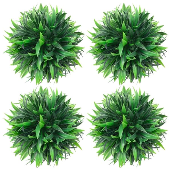 kunstige buksbom 4 stk. 15 cm kugleformet