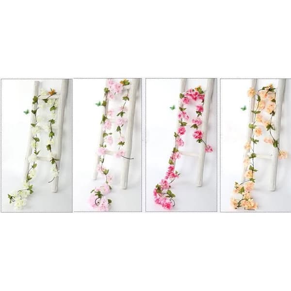 2 st 235 cm konstgjord blomma ros girland vinstockar falska konstgjorda ros blommor champagne färg konstgjorda dekorativa för bröllop