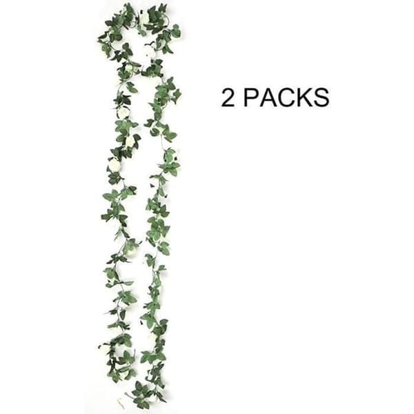 Bröllopsdekoration Valv Luftkonditionering Rör Slingrande Trädgård Hem Bröllop Bildekoration Simulering Rose Vine Blomma G