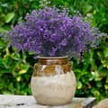 Miniatyrbild 3 av 4: 12 förpackningar konstgjorda dekorativa blomsterbuskar för blomsterarrangemang, mittpunkt, trädgårdsdekoration (lila)