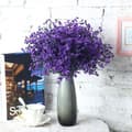 Miniatyrbild 1 av 4: 12 förpackningar konstgjorda dekorativa blomsterbuskar för blomsterarrangemang, mittpunkt, trädgårdsdekoration (lila)