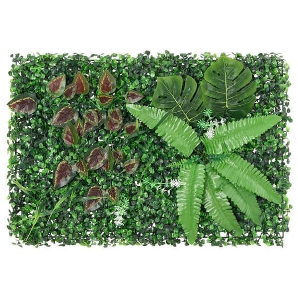 vidaXL Keinotekoinen kasviaita 24 kpl vihreä 40x60 cm
