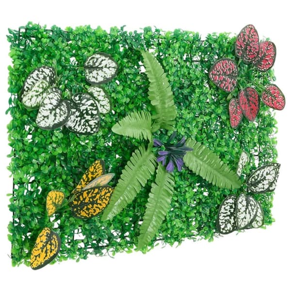 vidaXL Keinotekoinen kasviaita 24 kpl vihreä 40x60 cm