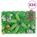 Pikkukuva 1 / 8: vidaXL Keinotekoinen kasviaita 24 kpl vihreä 40x60 cm