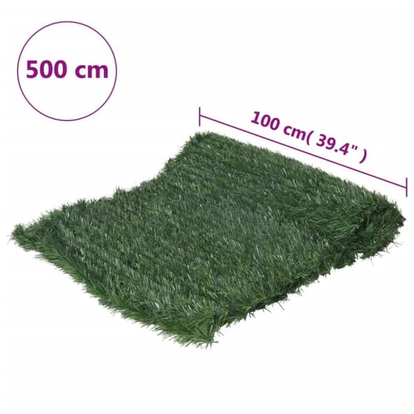 vidaXL Keinonurmiaita vihreä 1x5 m
