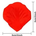 Miniatyrbild 2 av 4: 5000 st konstgjorda kronblad Röda non-woven tyg Bröllop Alla hjärtans dag Festdekoration Rosenblad