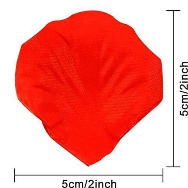 5000 st konstgjorda kronblad Röda non-woven tyg Bröllop Alla hjärtans dag Festdekoration Rosenblad