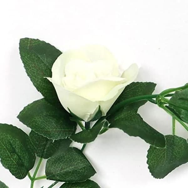 Bröllopsdekoration Valv Luftkonditionering Rör Slingrande Trädgård Hem Bröllop Bildekoration Simulering Rose Vine Blomma G