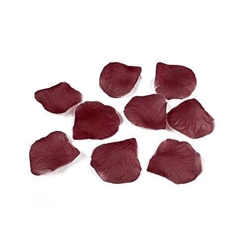 PARTYDECO LOT PÅ 100 ROSENBLAD 100% POLYESTER, BORDEAUX, BORDEAU
