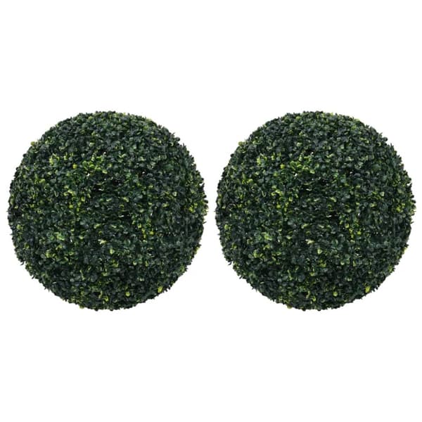 Konstgjorda buxbombollar 2 st 52 cm