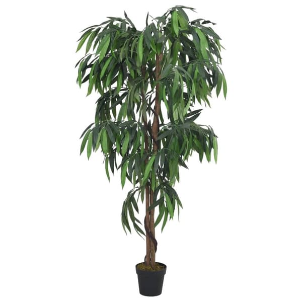 Konstväxt mangoträd 1050 blad 200 cm grön