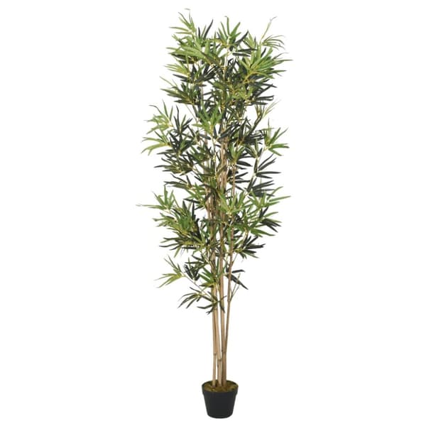 Konstväxt bambu 1104 blad 180 cm grön