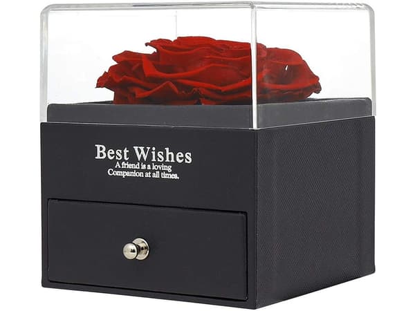 Smykkeskrin / Gaveeske – Eske med Rose