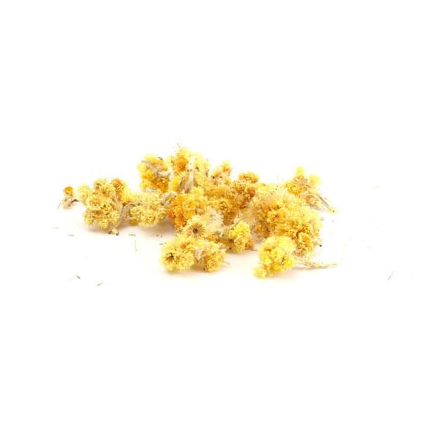 Torkade blommor Immortelle - Dekorationsljus Tvål