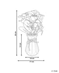 Miniatyrbilde 3 av 6: Kunstig Potteplante Grønn Syntetisk Materia 30 cm Lammeøreplante Dekorativt Innendørs Tilbehør