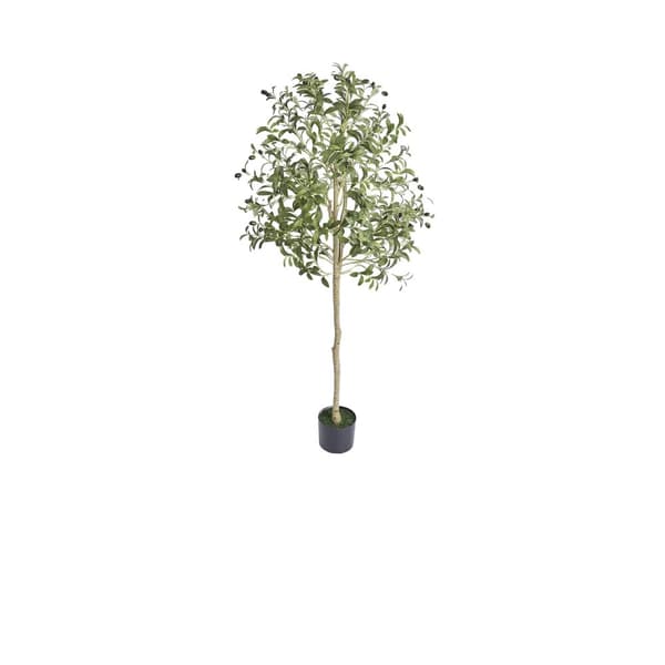 Kunstig Oliventræ, Holdbart Sikkert PE Materiale, Lavt Vedligeholdelsesdesign,4ft Type1 5ft Type2