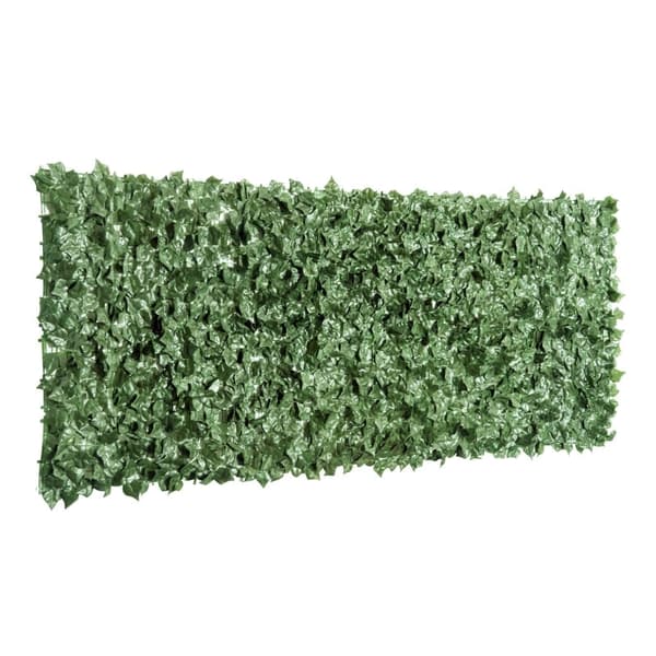 Rootz Privacy Screen keinotekoinen pensas - Vihreä aita - UV-suojattu verkko - Helppo asennus - 240cm x 100cm