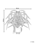Miniatyrbillede 3 af 5: Kunstig potteplante Grøn Sort Syntetisk materiale 105 cm Bregneplante Dekoration Interiør