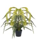 Miniatyrbillede 1 af 5: Kunstig potteplante Grøn Sort Syntetisk materiale 105 cm Bregneplante Dekoration Interiør