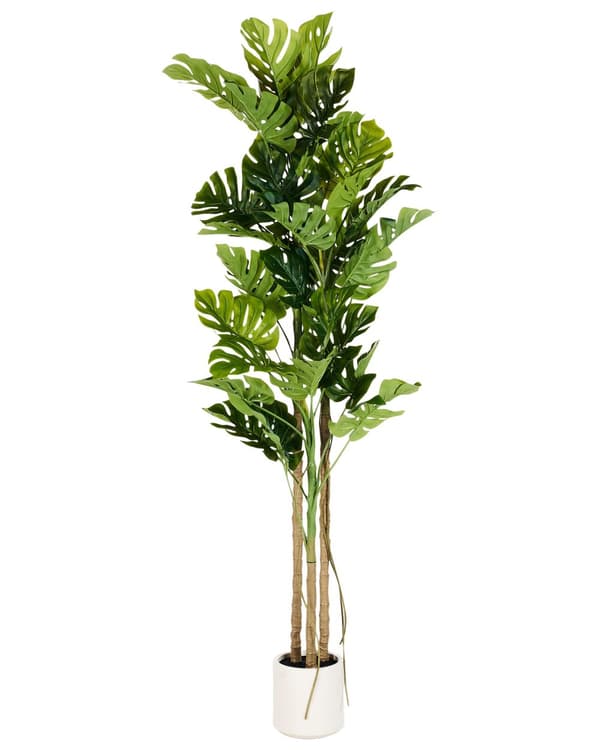Kunstig potteplante syntetisk materiale 221 cm monstera interiør dekoration