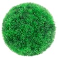 Miniatyrbild 2 av 2: Plastkulor av buxbom med LED-lampor 2 st gröna 22 cm