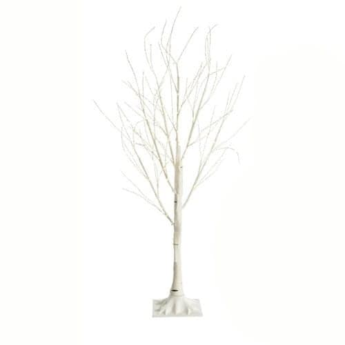150cm Valkoinen LED Koivu - Energiatehokas Sisä-/Ulkokäyttöön Koristevalaistus