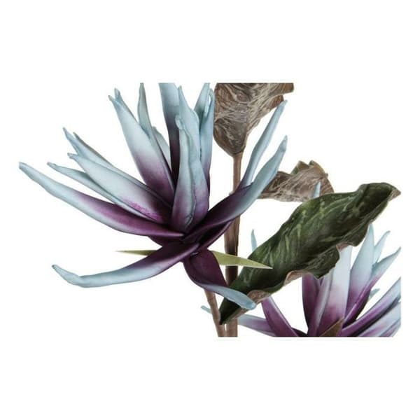 Konstgjord blomma-växt - torkad blomma Heminredning Dkd Set med 2 Dekorativa blommor Blå Eva (Ethylene-ceetate) Lila
