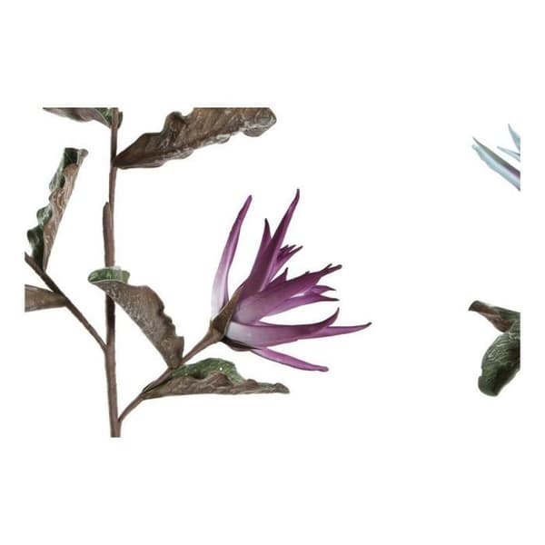 Konstgjord blomma-växt - torkad blomma Heminredning Dkd Set med 2 Dekorativa blommor Blå Eva (Ethylene-ceetate) Lila