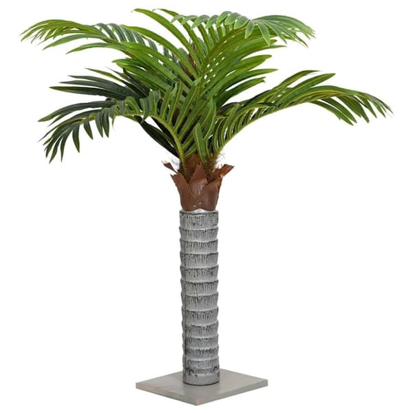 Konstgjord palm 12 blad 150 cm grön