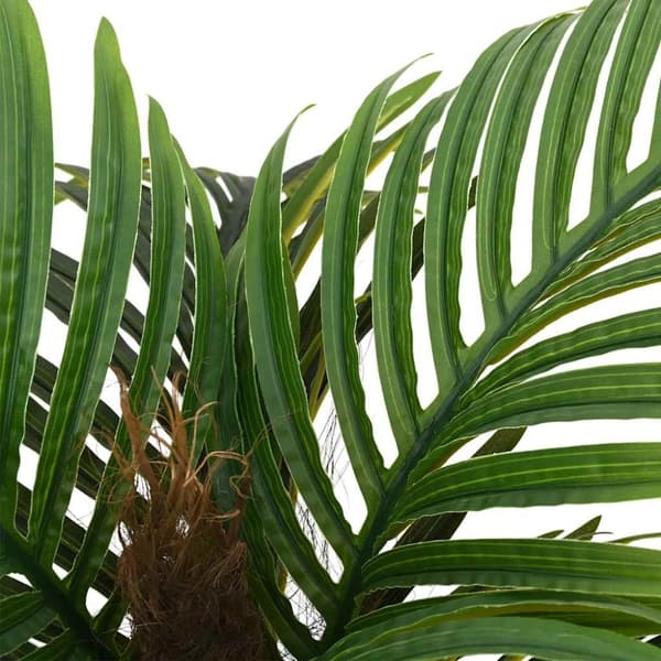 Konstgjord palm 6 blad 100 cm grön