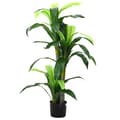 Miniatyrbild 1 av 2: Konstgjort Dracaena-träd 36 blad 120 cm grönt