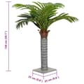 Miniatyrbillede 5 af 5: vidaXL kunstig palme 12 blade 150 cm grøn