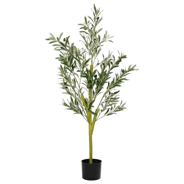 vidaXL Konstgjort olivträd 450 blad 120 cm grönt
