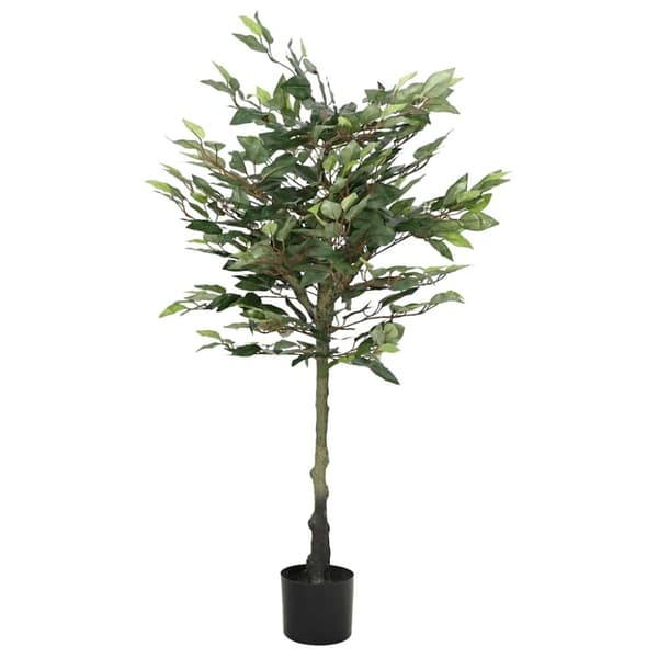 vidaXL Kunstig fikentre 480 blader 130 cm grønn