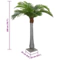 Miniatyrbillede 5 af 5: vidaXL kunstig palme 15 blade 200 cm grøn