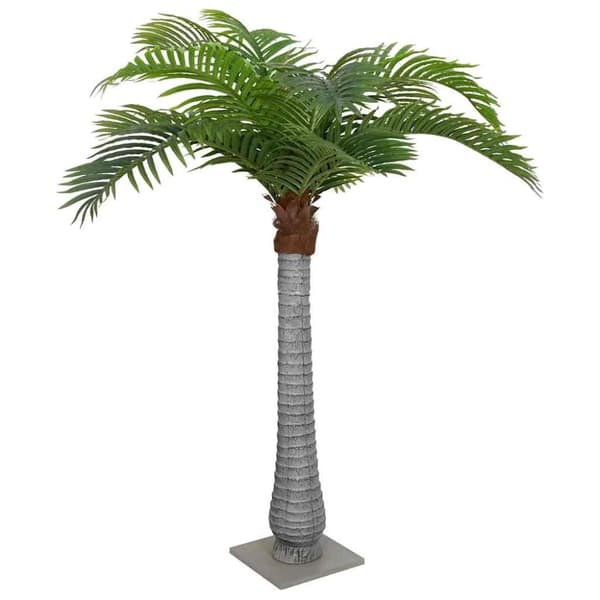 vidaXL kunstig palme 15 blade 200 cm grøn