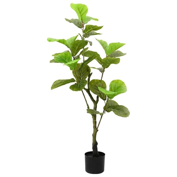 vidaXL Konstgjort fikusträd 30 blad 125 cm grönt