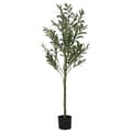 Pikkukuva 1 / 5: vidaXL Keinotekoinen oliivipuu 450 Lehdet 120 cm Vihreä