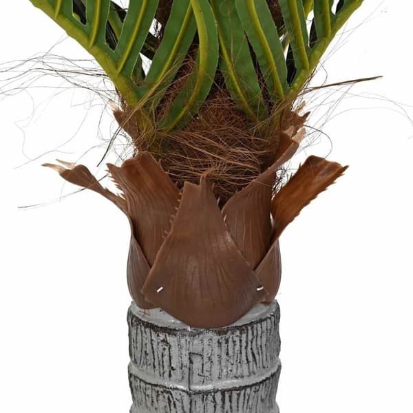 vidaXL Konstgjord palm 12 blad 150 cm grön