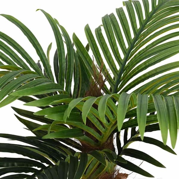 vidaXL Konstgjord palm 12 blad 150 cm grön