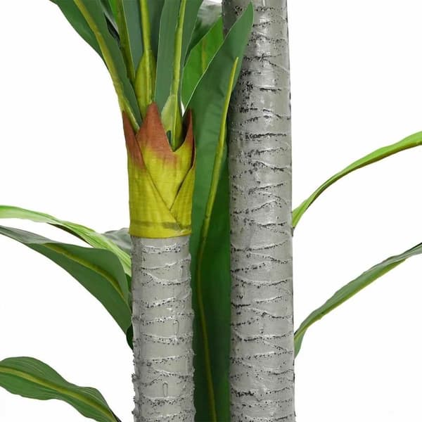 vidaXL Konstgjort Dracaena-träd 36 blad 120 cm grönt