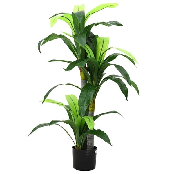 vidaXL Konstgjort Dracaena-träd 36 blad 120 cm grönt
