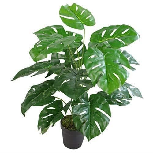 Monstera Lövformad konstgjord växt 80 cm LEAF-7151